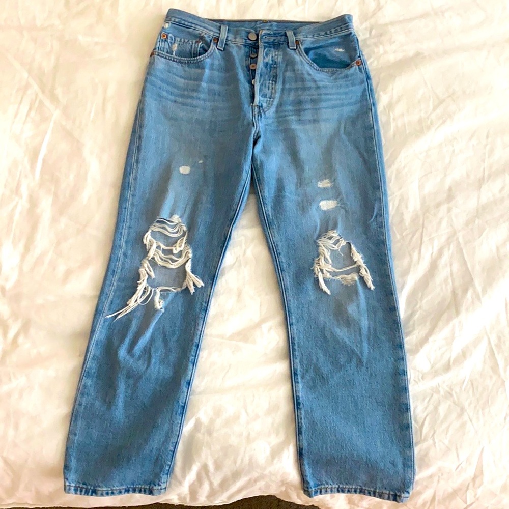 Levi’s 501s high rise jeans